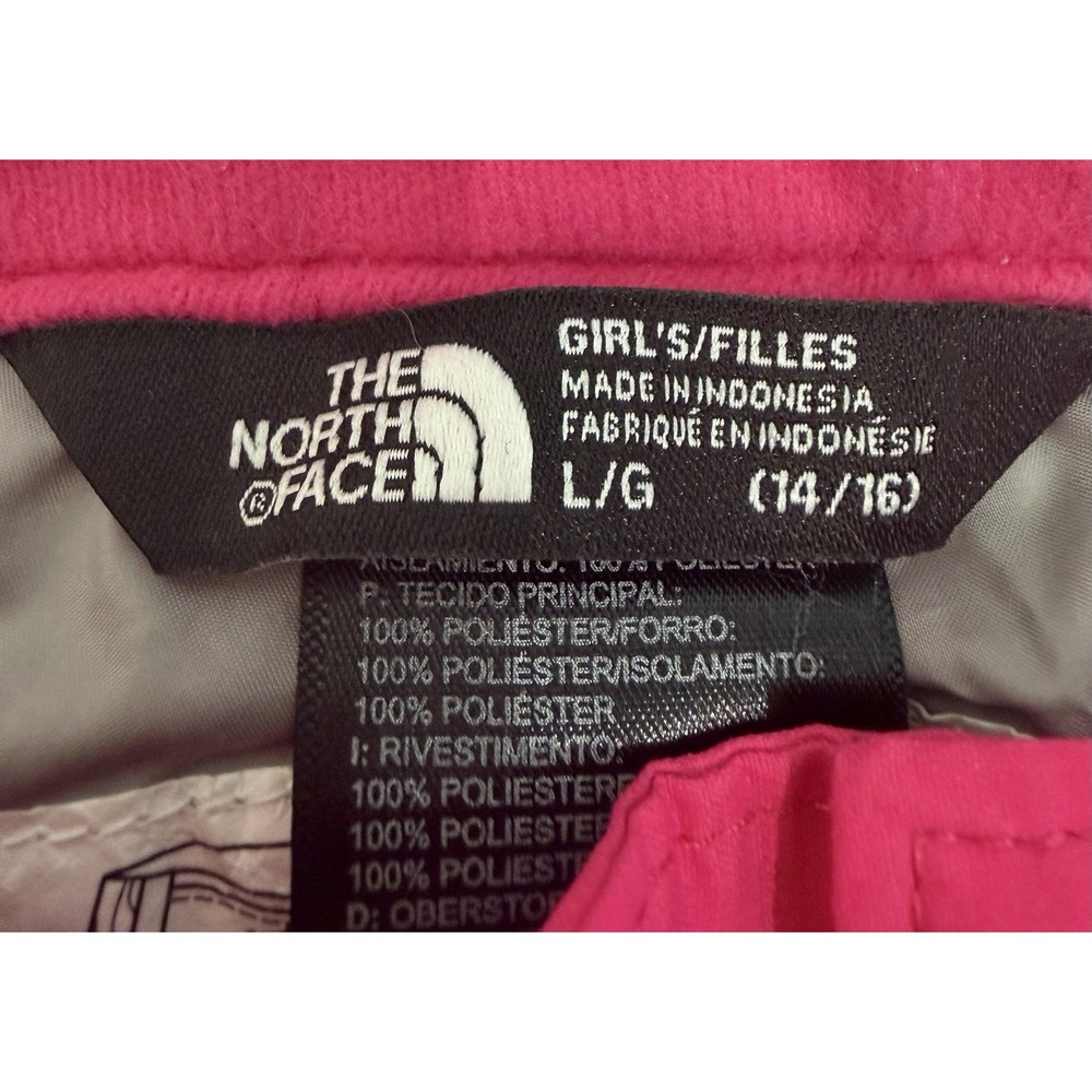 The North Face Girls Ski Winter Hy Vent Pants Ez Grow Pink L 14/16 - Picture 5 of 5
